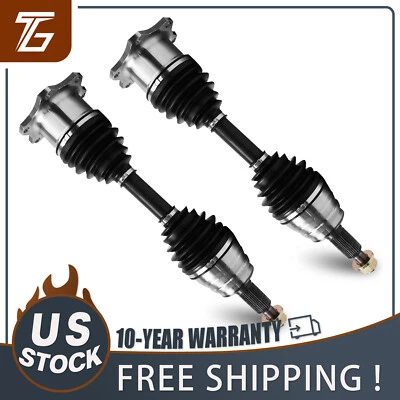 Pair Front CV Axle Shaft for Chevy Silverado 1500 2500 3500 Hummer H2 Assy 4WD - Image 1 of 4