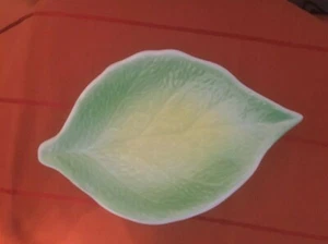 Vintage Lettuce Leaf Dish - Made In Japan - 8.5" by 5" - Picture 1 of 3