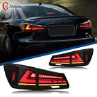 Led Tail Light Smoked For 06-13 Lexus Is250 Is350 & 08-14 Isf Start Up Animation