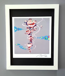 🔥TAKASHI MURAKAMI + AWESOME SIGNED ART PRINT FROM JAPAN + WITH NEW FRAME! - Picture 1 of 4