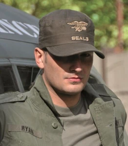 Seals Cap Army Cap Armeemütze mit gesticktem Seals Abzeichen oliv - Bild 1 von 1