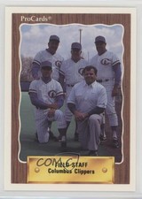 1990 ProCards Minor League Columbus Clippers Clete Boyer Stump Merrill Ken Row