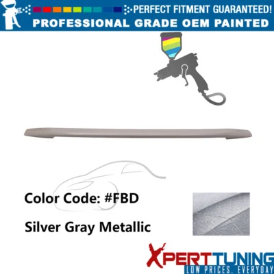 For 13-19 Ford Taurus Sedan OE Style #FBD Silver Gray Metallic Trunk Spoiler ABS Foto 1 de 4