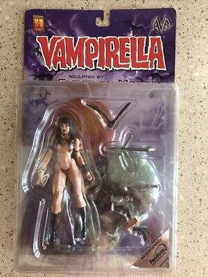 Boneco de ação VAMPIRELLA (2000) esculpido por Clayburn Moore! NOVO NA CAIXA LACRADO #CM0013 - Imagem 1 de 4