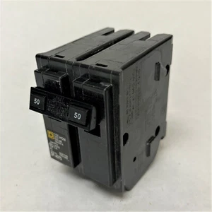 Square D HOM250CP 50A 2 Pole Miniature Circuit Breaker - Picture 1 of 3