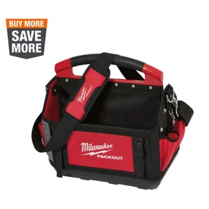 MILWAUKKEE 15 In. PACKOUT Tote Tool Storage 31 Total Pockets - Picture 1 of 11