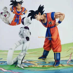 Anime Dragon Ball Z Frieza Vs Son Goku Action Figure Toy Statue 9in New No Box - Picture 1 of 6