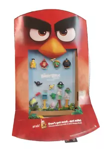 THE ANGRY BIRDS MOVIE McDonalds Happy Meal Toys COMPLETE SET w/Display - Picture 1 of 5