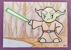Star Wars Jedi Master Yoda Sketch Karte Kunst Ohlendorf Aceo Sadlittles Nicht