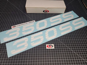 350 SS Decals (2pk) Truck Bedside Racing Stickers Fits 1990-1993 Chevy Silverado - Picture 1 of 16