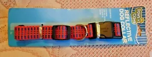 Red Dog Reflective Collar fits 14 to 20 inches. - Picture 1 of 5