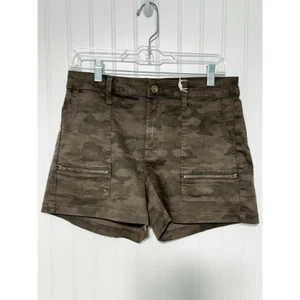 Pistola Womens Hannah Print Cargo Short Dark Camouflage Olive Green Size 29 NWT - Picture 1 of 12