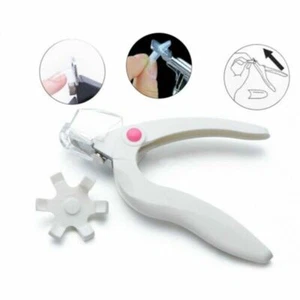 White False Nail Tip Cutter Clipper Nails Edge Trimmers Salon Manicure Tool UK - Picture 1 of 4