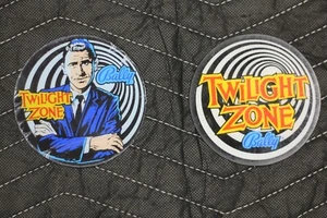The Twilight Zone Pinball Machine Promo Plastics - Speaker Cutouts - Coasters - Picture 1 of 3