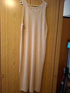 Marc O Polo Leinen Strickkleid 46 Creme Lagenlook - Bild 1 von 6