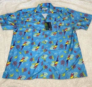 NWT Aloha By Uzzi Amphibious Gear Hawaiian Button Down Shirt L Amphibious Gear - Picture 1 of 10
