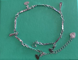 925 Sterling Silver Plated Fashion Anklet LV549 - Picture 1 of 1