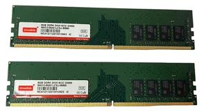 16GB 2X8GB DDR4 2400MHz PC4-19200 ECC Unbuffered Server DIMM Memory Ram NEW - Picture 1 of 5