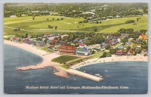 Postcard Madison Beach Hotel Madison Connecticut - Picture 1 of 2