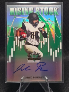 2020 Leaf Valiant #RS-JP2 Jared Pinkney Rising Stock Rookie Auto 5/75 RC - Picture 1 of 2