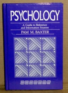 Psychology a Guide to Reference and Information Sources Pam Baxter 1993 HC - Picture 1 of 3