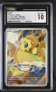 CGC 10 Joltik 196/182 Illustration Rare Paradox Rift Pokémon Card - Picture 1 of 2