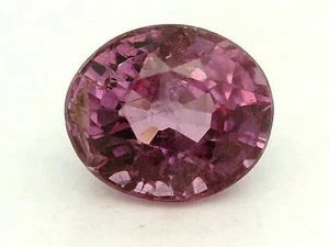 1.37Ct AWESOME VERY RARE 100% NATURAL PINK MALAYA GARNET - Picture 1 of 7