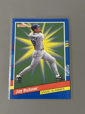 1991 Donruss Baseball Grand Slammers Jay Buhner #6 Seattle Mariners  - Imagem 1 de 2