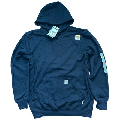 Nueva sudadera con capucha Carhartt FR resistente al fuego Force peso medio para hombre LT Foto 1 de 4