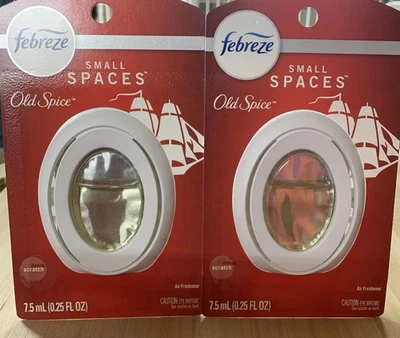 Lot Of 2 - Febreze Small Spaces - Old Spice Scent Air Freshener 7.5 mL Each - Image 1 of 2