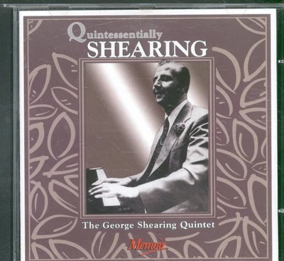 George Shearing Quintet Quintessentially Shearing CD UK Memoir 2001 CDMOIR557 - Image 1 of 3