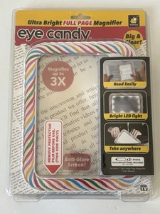 Eye Candy Ultra-Bright Full-Page Magnifier, As Seen On TV, Magnifies Up to 3X - Picture 1 of 12