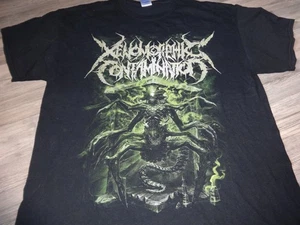 Xenomorphic Contaminati Shirt Ultra Rar Sick Artwork Wormed Nile Septycal Gorge - Picture 1 of 4