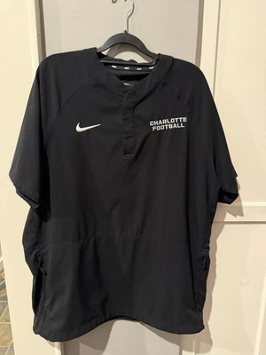 Nike Charlotte 49er Football Pullover Black Shirt - Image 1 of 2