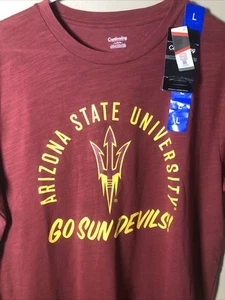 NUOVO Arizona State Sun Devils accattivante camicia girocollo manica corta grande uomo - Foto 1 di 5