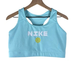 Reggiseno sportivo Nike Dri Fit blu Icon Clash supporto medio taglie forti 1X - Foto 1 di 4