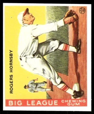 Tarjeta de béisbol Rogers Hornsby 1983 Goudey Big League Gum reimpresión #119 (nuevo) Foto 1 de 2