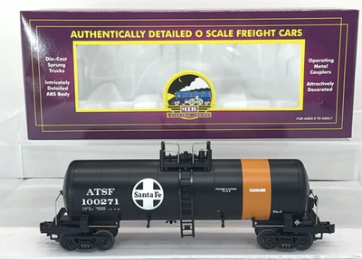 MTH Premier 20-90025B Santa Fe Tank Car O Gauge NEW #100271 - Image 1 of 4