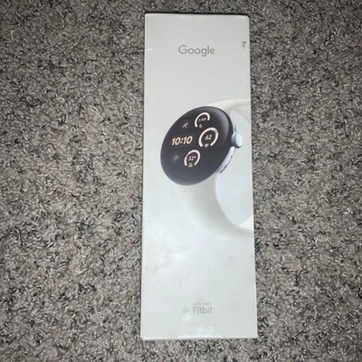 Google Pixel Watch 3 WiFi  (41mm) Polished Silver Aluminum Case w/Porcelain Band - Image 1 of 4