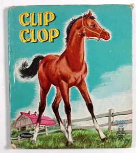 Clip Clop (1958) Whitman Tell-a-Tales Book – Nancy Hoag Horse Story – VTG Kids - Picture 1 of 5