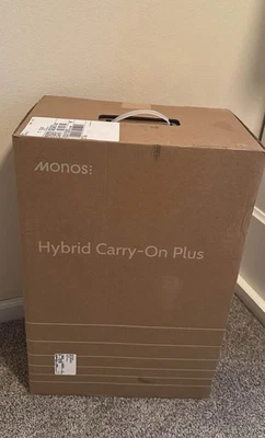 Monos Hybrid Carry-On Plus, Black - Image 1 of 2