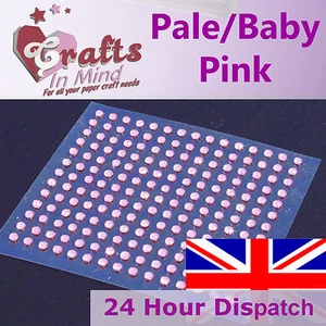 195 x 3 mm blass/babyrosa Strass Diamanten Edelsteine Diamonte - Bild 1 von 1