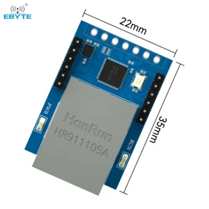 UART Serial to Ethernet Module TTL to RJ45 NT1 Modbus Modbus Gateway MCU DNS - Picture 1 of 8