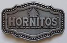 Hornitos 100 Puro De Agave Teq Metal Belt Buckle 4 X 2 1 2 With Box And Recipe