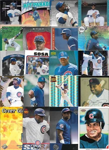 Lote de 85 tarjetas de béisbol Sammy Sosa Cubs/White Sox - Imagen 1 de 4
