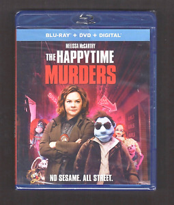 NEW! THE HAPPY TIME MURDERS 2-DISC BLURAY + DVD MELISSA MCCARTHY FREE SHIPPING