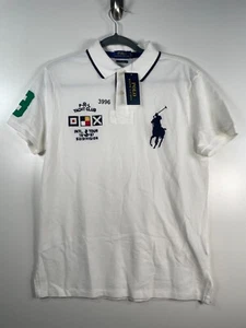 BNWT Polo Ralph Lauren Men Custom Slim Fit Polo Shirt Big Pony Sz M 19.5x27 - Picture 1 of 10