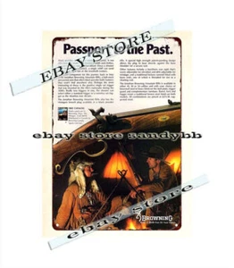 Wandbild 1980 Jonathan HunterDecor Berggewehr Jagd Schusswaffe Metall Blechschild - Bild 1 von 4