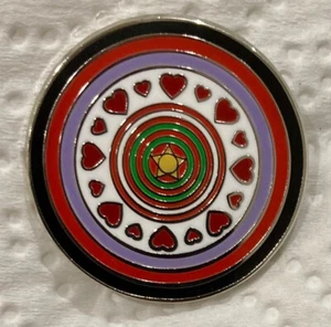 NEW The Seahorses 'love Is the law’ ' enamel badge.John Squire,Stone Roses, - Picture 1 of 1