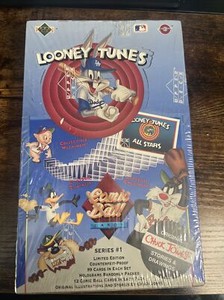 1990 Upper Deck Series 1 Looney Tunes Comic Ball Baseball Box Sealed READ